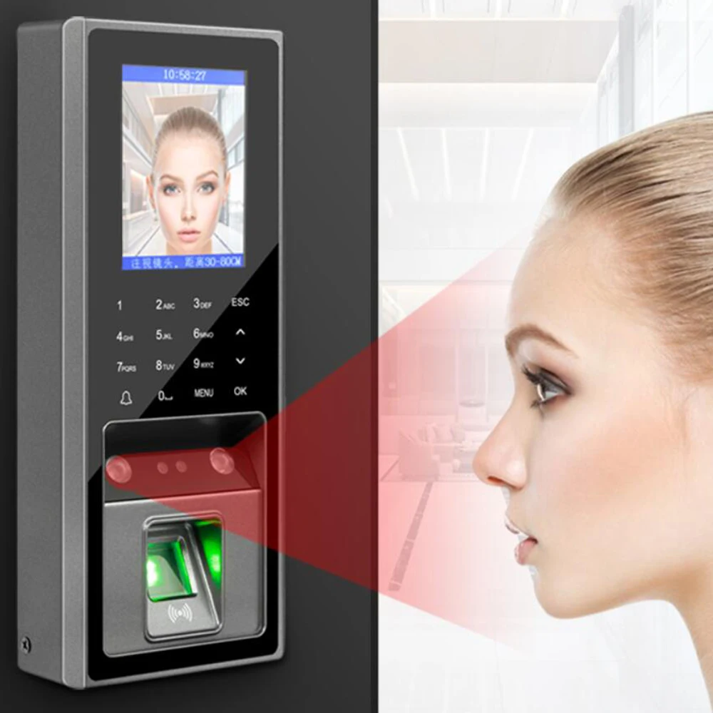Fingerprint access attendance facial recognition integrated machine intelligent central control password access control system