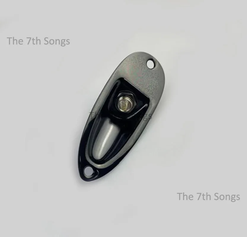 Brass Steel Boat Style Jack 1/4" 6.35 Output Input Jack Plug Socket For Electric Guitar Chrome Black Nickel Gold