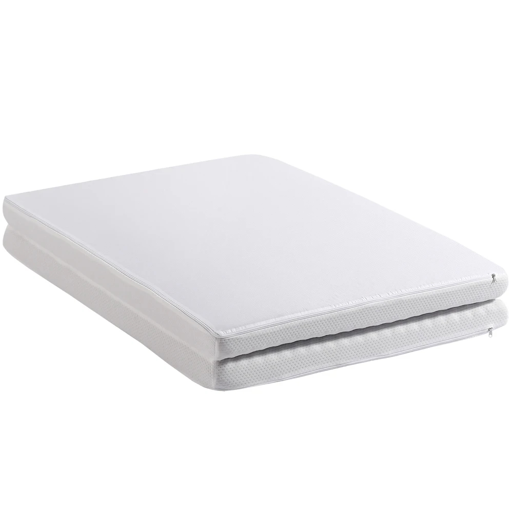 Platzsparende tragbare Klappmatratze – 23D-Schwamm H3-Härte, Wabenstoff, ergonomisch, atmungsaktiv, langlebig, 140 x 200 und 140 x 100 cm – Detail 12