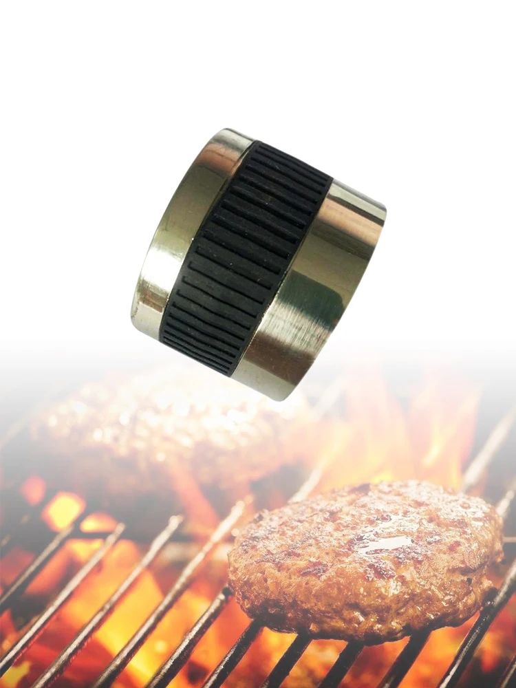 Poweka Universal Gas Grill Control Knob Replacement – Chrome Plated Plastic, Fits Most Grills