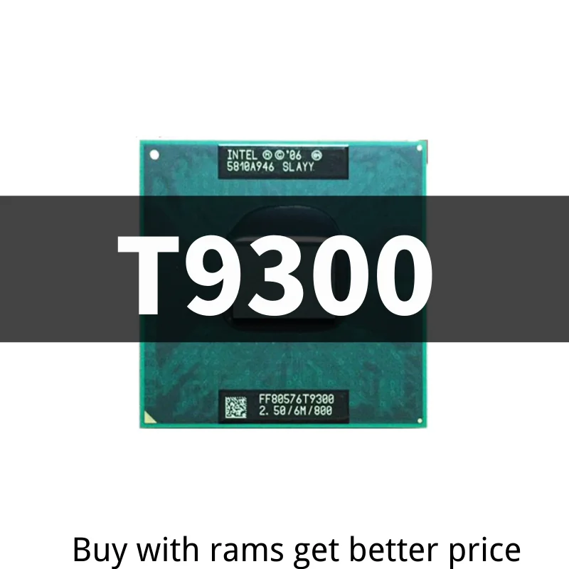 Core 2 Duo T9300 SLAQG SLAYY 2.5 GHz Dual-Core Dual-Thread CPU Processor 6M 35W Socket P ryzen threadripper