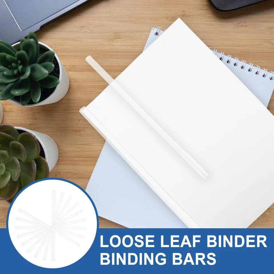 Slide Binders A4,10Pcs Binding Bars Slide Grip Binding Bars For Report Cover Binder Sliding Bar Booking Binding Material