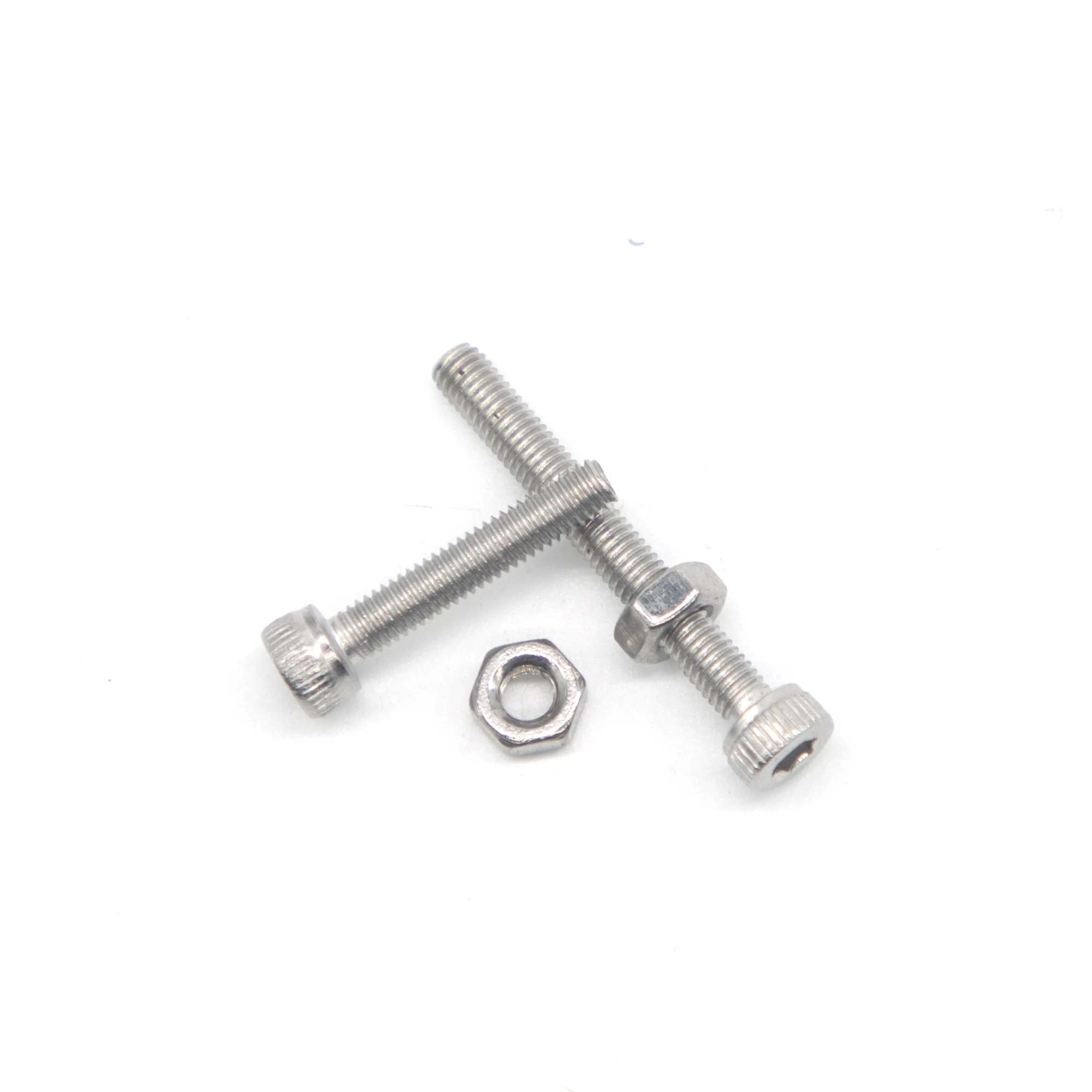 Hex Head Screw And Nut Set M3 Stainless Steel Screw Series For Small DIY Repair Projects 150PCS screw bolt nut set,stainless steel screws,hexagon socket head cap screw,hex nuts assortment kit