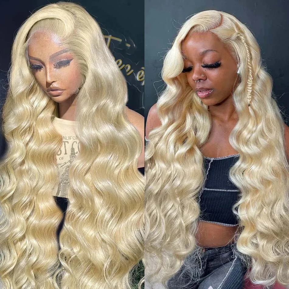 

30 Inch 613 Honey Blonde 13x6 HD Lace Front Wigs Remy Brazilian Body Wave Transparent 13x4 Lace Frontal Human Hair Wig For Women