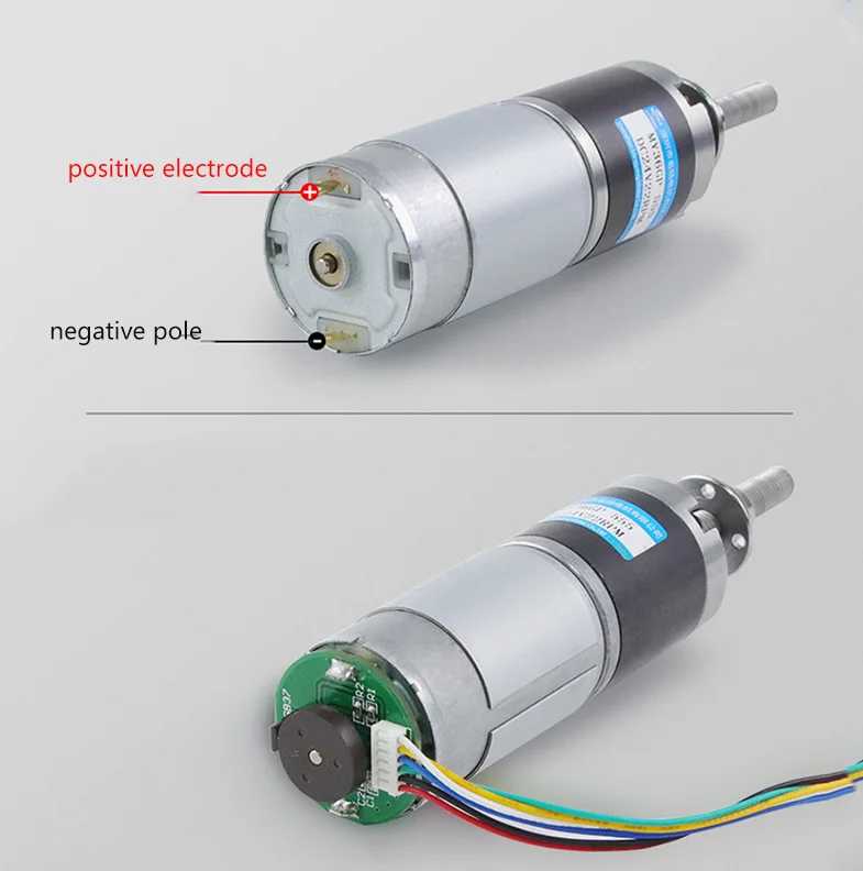 S5723a15dc32f4bf7b60ae3268a229198L 12v 24v 100kg. Cm duży moment obrotowy planetarny DC redukcji silnik z enkoderem M8 śruba gwintowana pręt