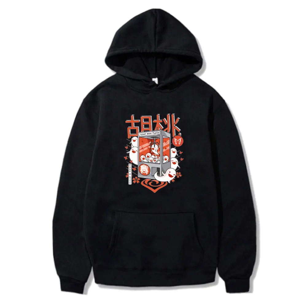 

Casual Hoody Genshin Impact Hoodies Harajuku Cosplay Anime Graphic Print Unisex Pullover Autumn Soft Man/Woman Sweatshirt