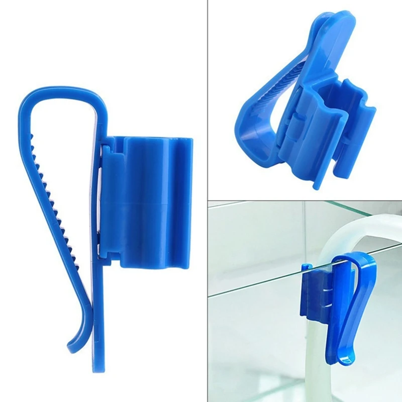 Tank Hose Holders Durable Water Pipe Tube Clamp Plastic Clip Adjustable Aquarium Accessories Hoses Holder Clips 2pcs aquarium clip holders aquarium hose holder aquarium clip holder