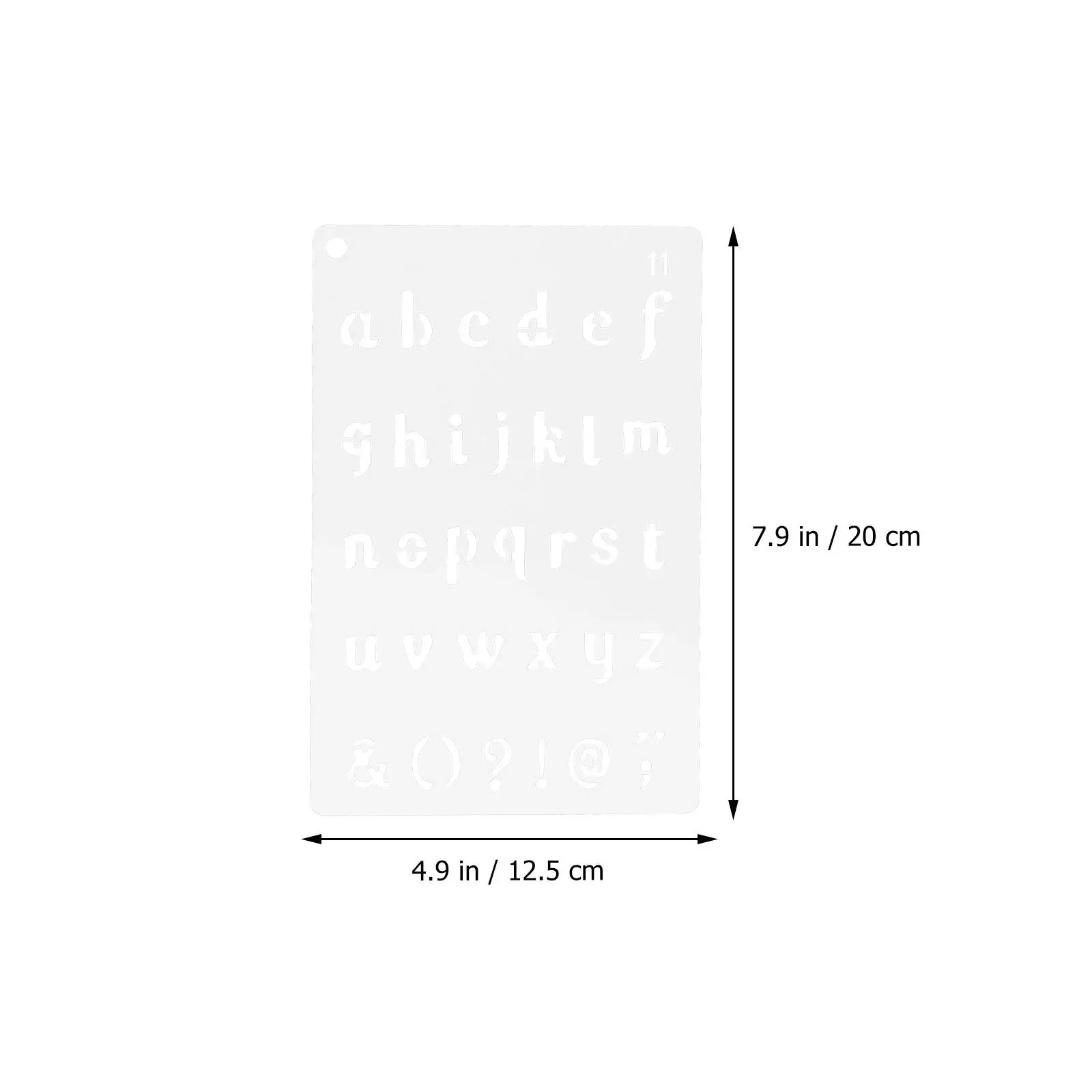 12Pcs 알파벳 숫자 그리기 스텐실 그림 DIY 템플릿 스크랩북 크리 에이 티브 장식 어린이 애완 동물 공예 세트