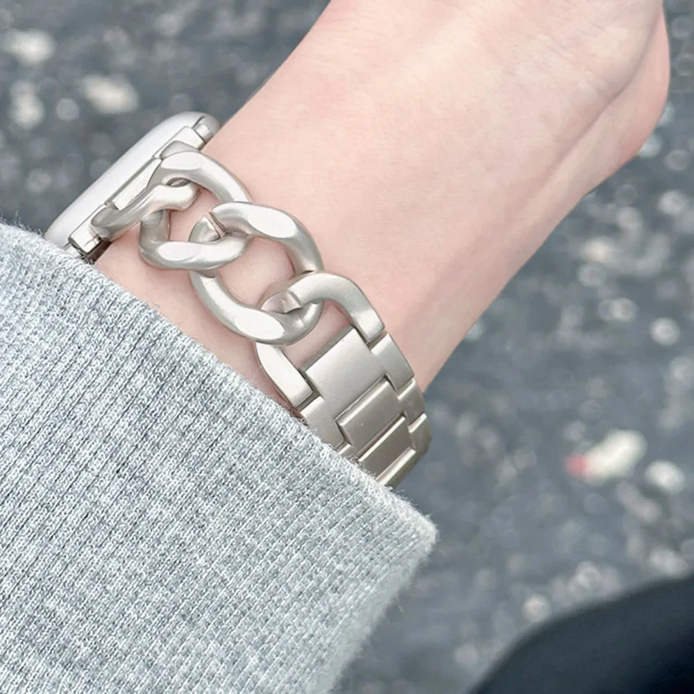 Luxury Metal Bracelet Strap for Fitbit Versa and Sense Series