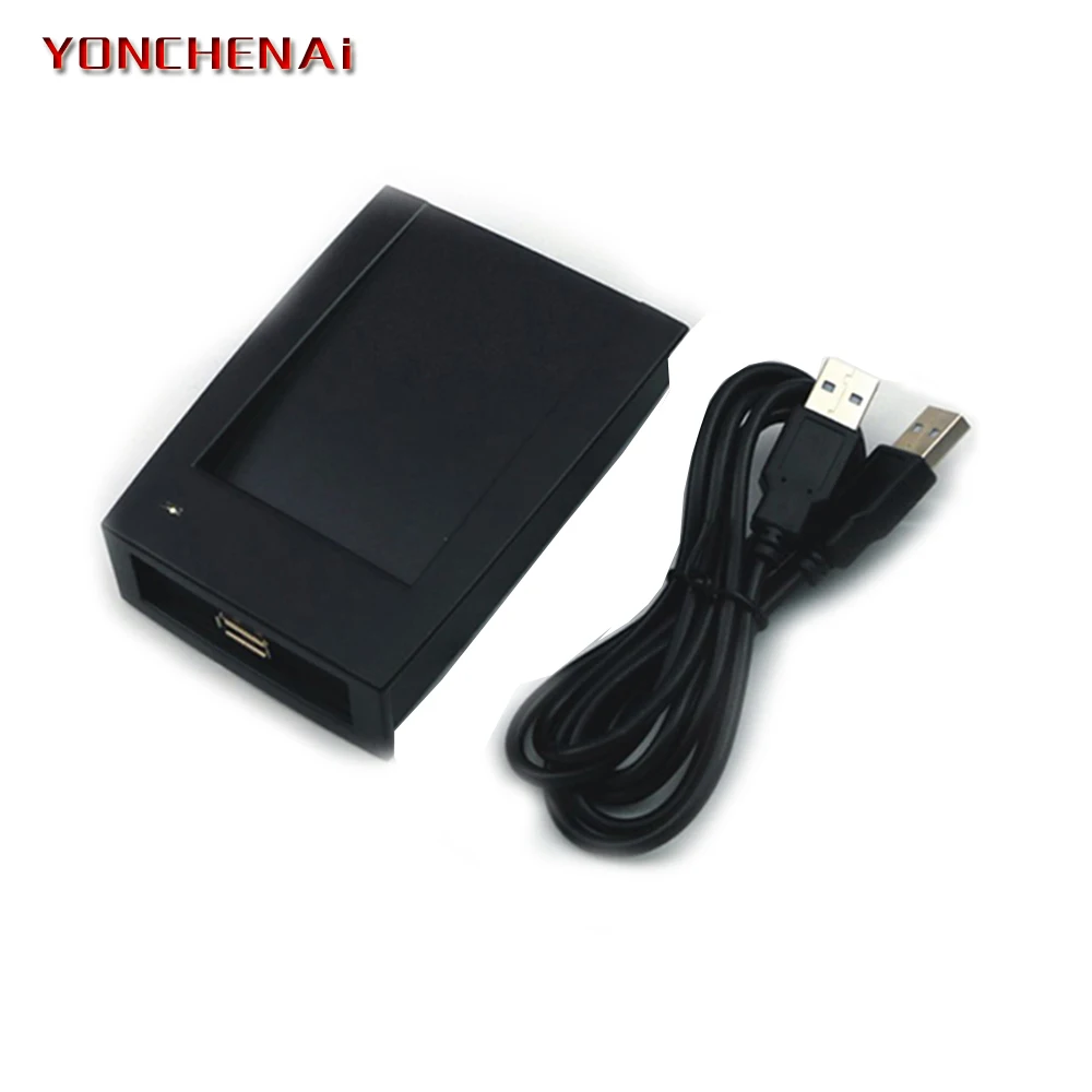 

Multiple formats 125Khz RFID Reader EM4100 USB Proximity Sensor Smart Card Reader no drive issuing device EM ID USB（HID)