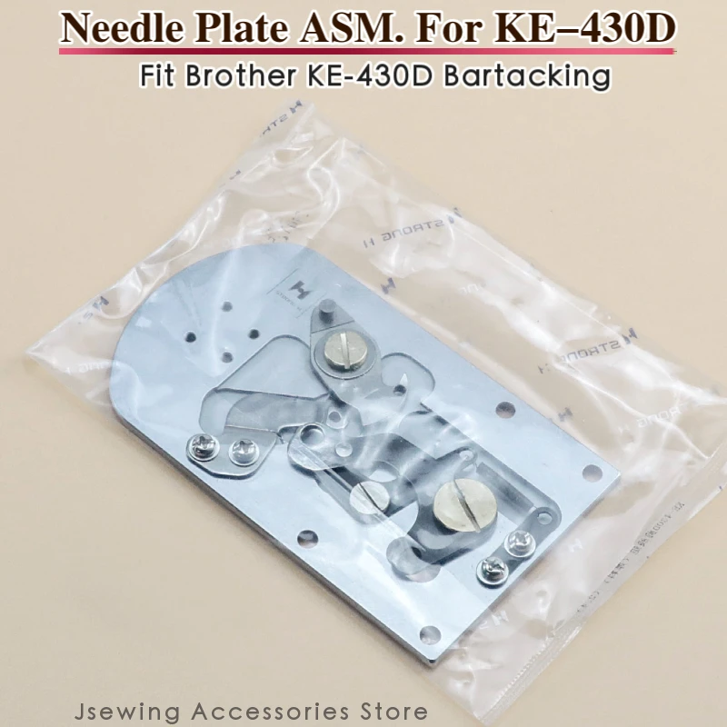 

SA3655-001 Needle Plate ASM. Fit Brother KE-430D Bartacking Sewing Machine Accessories Thread Cut Blade SA6429-001 Movable Knife