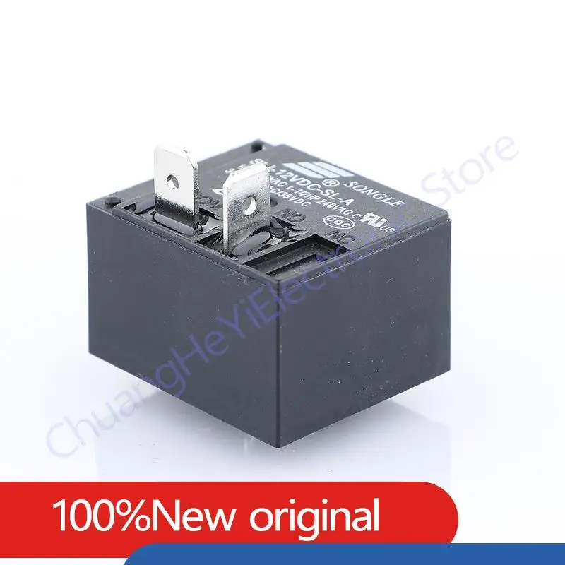 20PCS 원래 새로운 릴레이 SLI-05VDC-SL-A SLI-12VDC-SL-A 30A 4PIN 5V 12V 24V 전원 릴레이 교체 가능한 SLI-24VDC-SL-A HF2160-1A-12DE