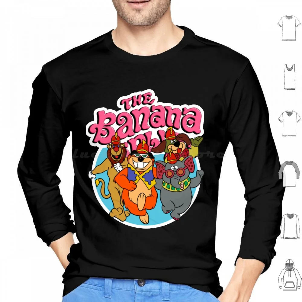 Banana Divide La Banana Divide La Felpa Con Cappuccio In Cotone A Maniche Lunghe Banana Divide Le Spaccature Della Banana