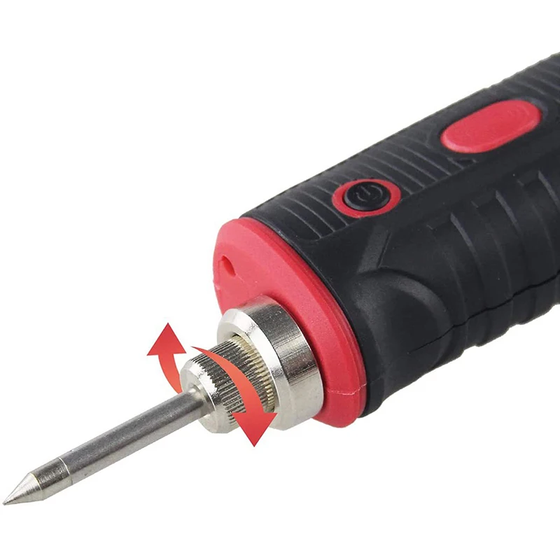 Welding Soldering Tips USB Soldering Iron Head Replacements Threaded Tip Fits for E10 Interface Iron soldering iron,solder iron kit,soldering iron tips