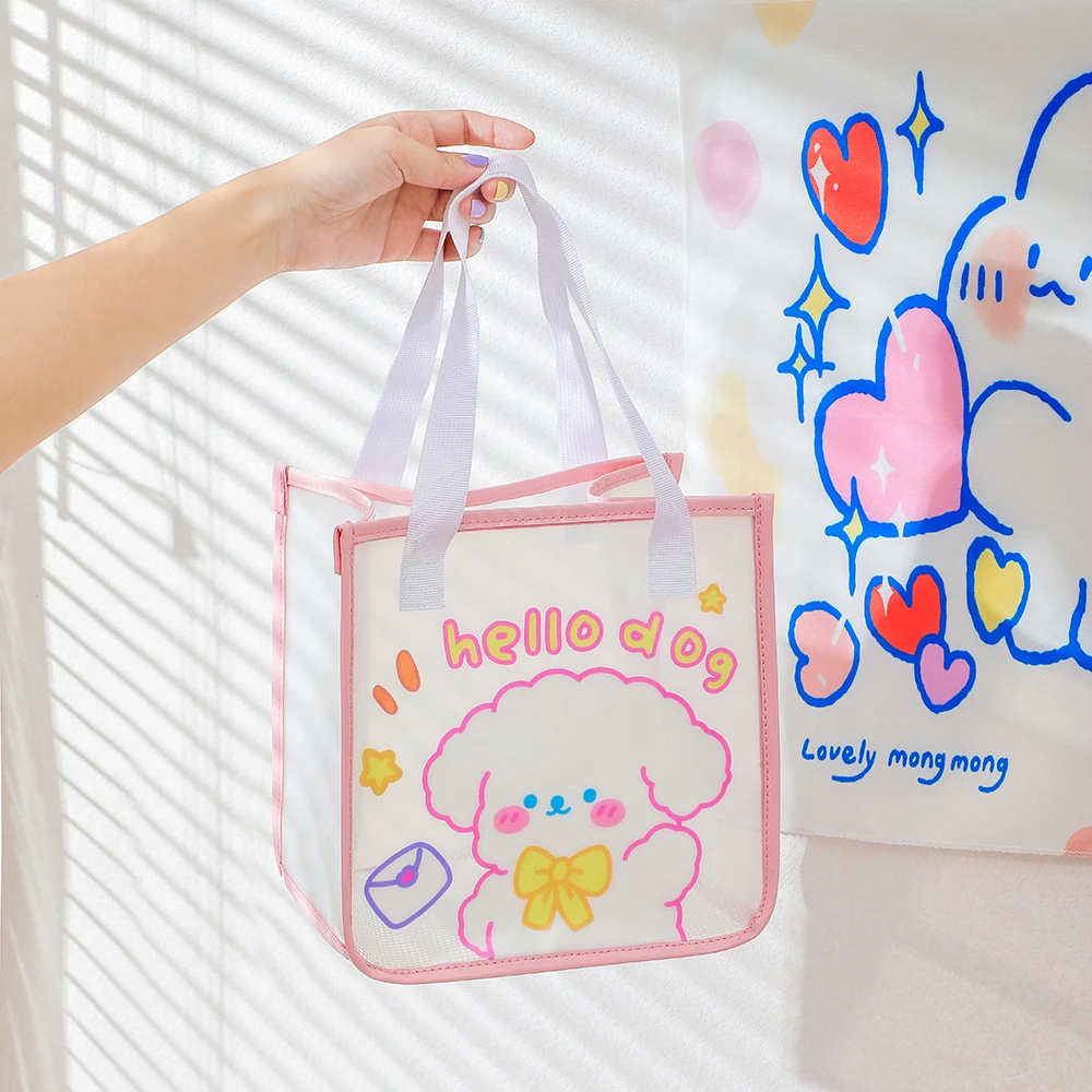Kawaii Rabbit Handbag Girls Shopping Storage Bag Student Book Shoulder