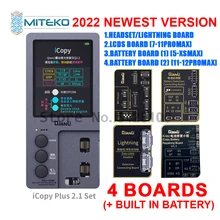 

New Qianli iCopy Plus 2.2 with Battery Testing Board for 7 8 8P X XR XS XSMAX 11PM 12 LCD Vibrator Transfer EEPROM Programmer