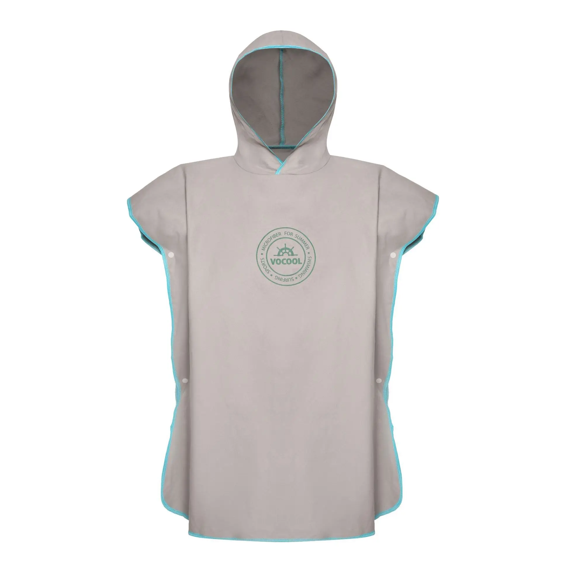 Microcellulose Color Children's Bathrobe  Windproof and Absorbent Poncho Swimming Changing Bathrobe