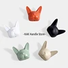KAK Bulldog Design Wall Hanging Hooks Coat Hook Bag Hat Rack Rackers Zinc Alloy Wall Decorations for Kis Hardware Fittings 3