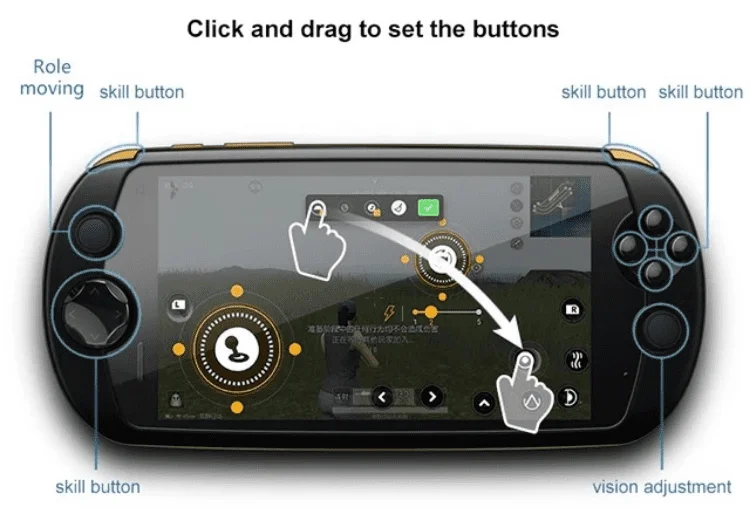 Moqi i7 Dual SIM 5800mAh Smartphone Gaming Handheld Android Game Console