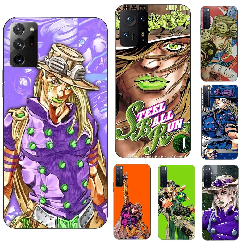 Чехол для телефона Gyro Zeppeli Jojo Steel Ball Run чехол Xiaomi Mi 11 10T Pro Note 10lite Redmi 9 10 7 8A 9A 9S |
