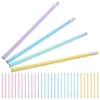 50 Pcs Portable Pencil Macaron Ribbon Wipe Head Hb Triangular Pole Writing and Painting Posture Correction Student Pencil Pieces 3