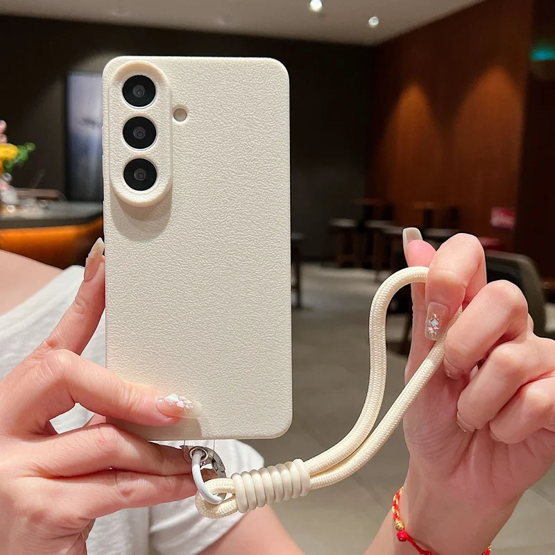 Silicone Wrist Strap Lanyard Phone Case