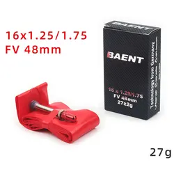 Ultralight Wear - Resistant TPU Bicycle Inner Tube with French Valve (1pc 16x1.25 - 1.75)