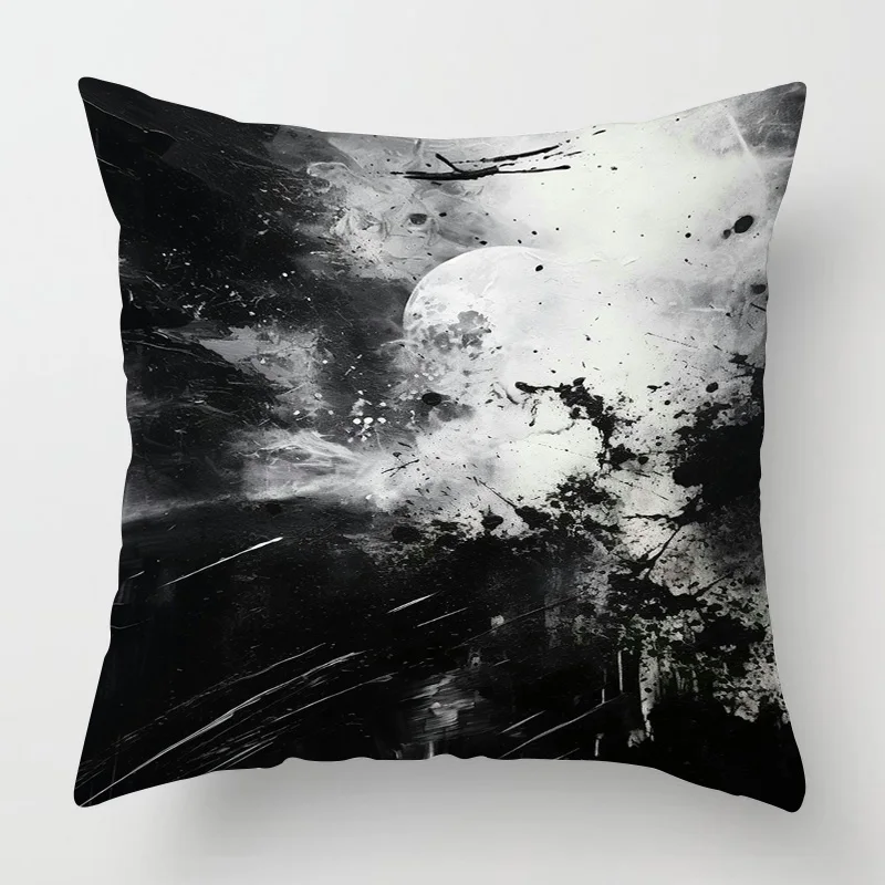 Internet Celebrity Ins Style Abstract Geometric Pillow Case 45x 45cm Sofa Bedroom Decorative Cushion Cover Cafe Decoration 6