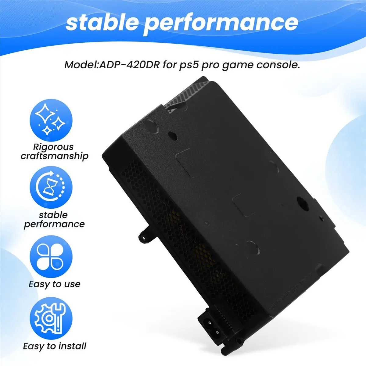 PS5 Pro 콘솔용 A10R 전원 공급 장치 ADP-420DR 콘솔 전원 공급 장치 420DR 콘솔 어댑터 전원 공급 장치