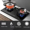 2L Pressure Cooker Stainless Steel Canner Double Bottom Pressure Cooker for Gas Stoves Induction Stoves 4