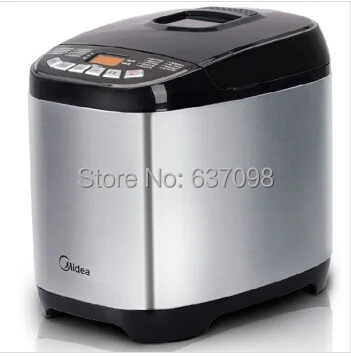 china Midea AHS20AC-PASY bread maker 750-1000g household Stainless steel jam making yogurt rice wine automatic noodles dough astar electric popular stainless steel chocolate fountain automatic temperature control and steady heating
