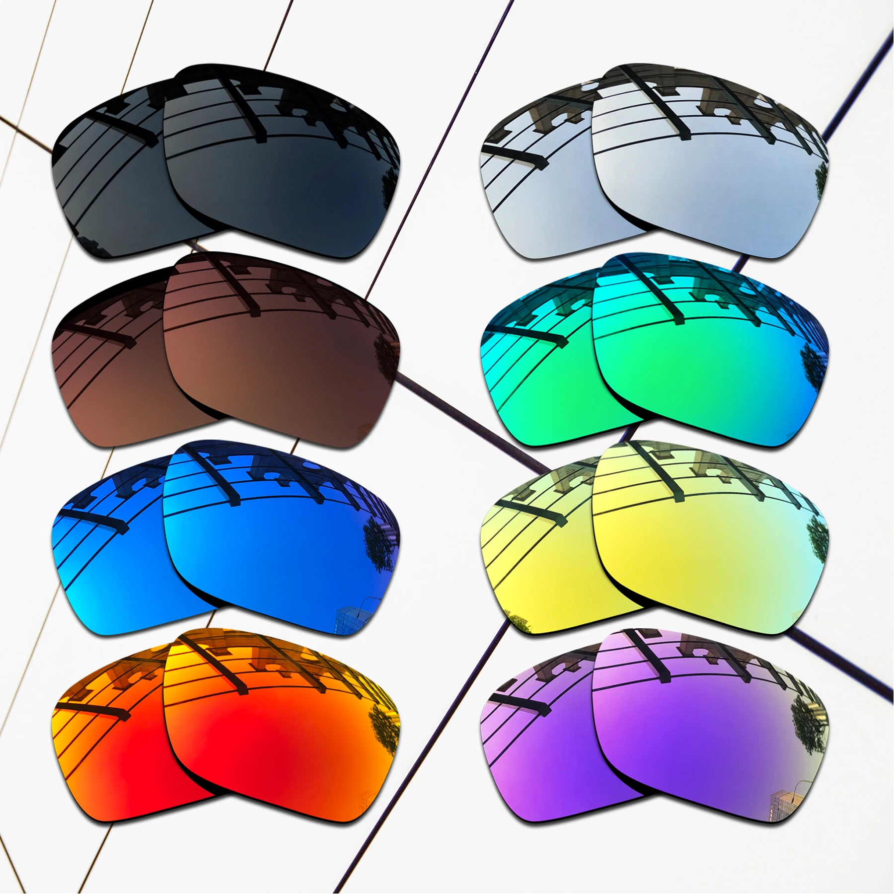 Premium Polarized Replacement Lenses for Sunglasses - Variety of Colors