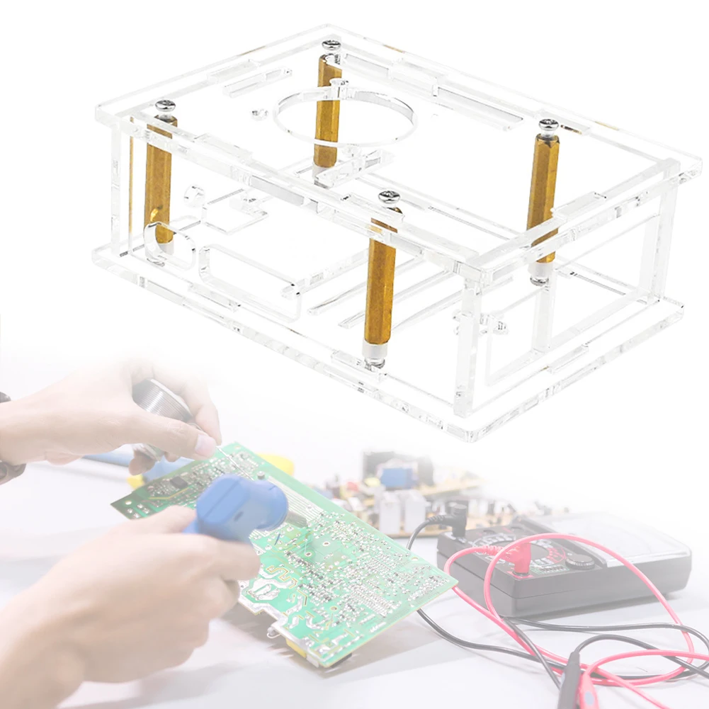 

Для Raspberry Pi 5 акриловая искусственная медь/алюминий Радиаторы макетная плата защитная оболочка защитный чехол