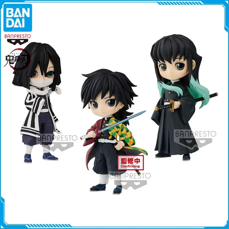 

Genuine Anime Demon Slayer Figure Tokitou Muichirou Iguro Obanai Tomioka Giyuu Q Posket Action Figures PVC Collection Model Toy