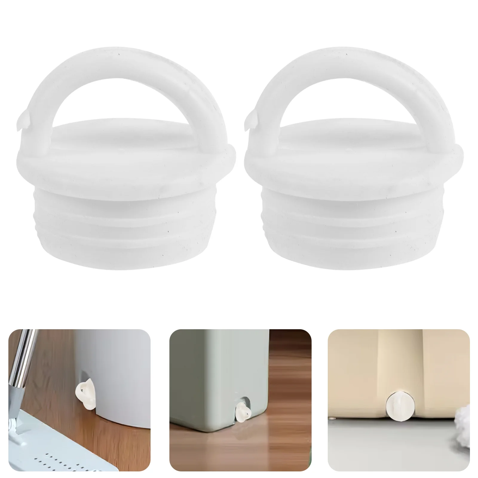 

Mop Bucket Drain Plugs Rubber Stopper Water Tub Round Pipe Tubing End Cap Holes Cover Bathtub Kitchen Bathroom Laundry Sink
