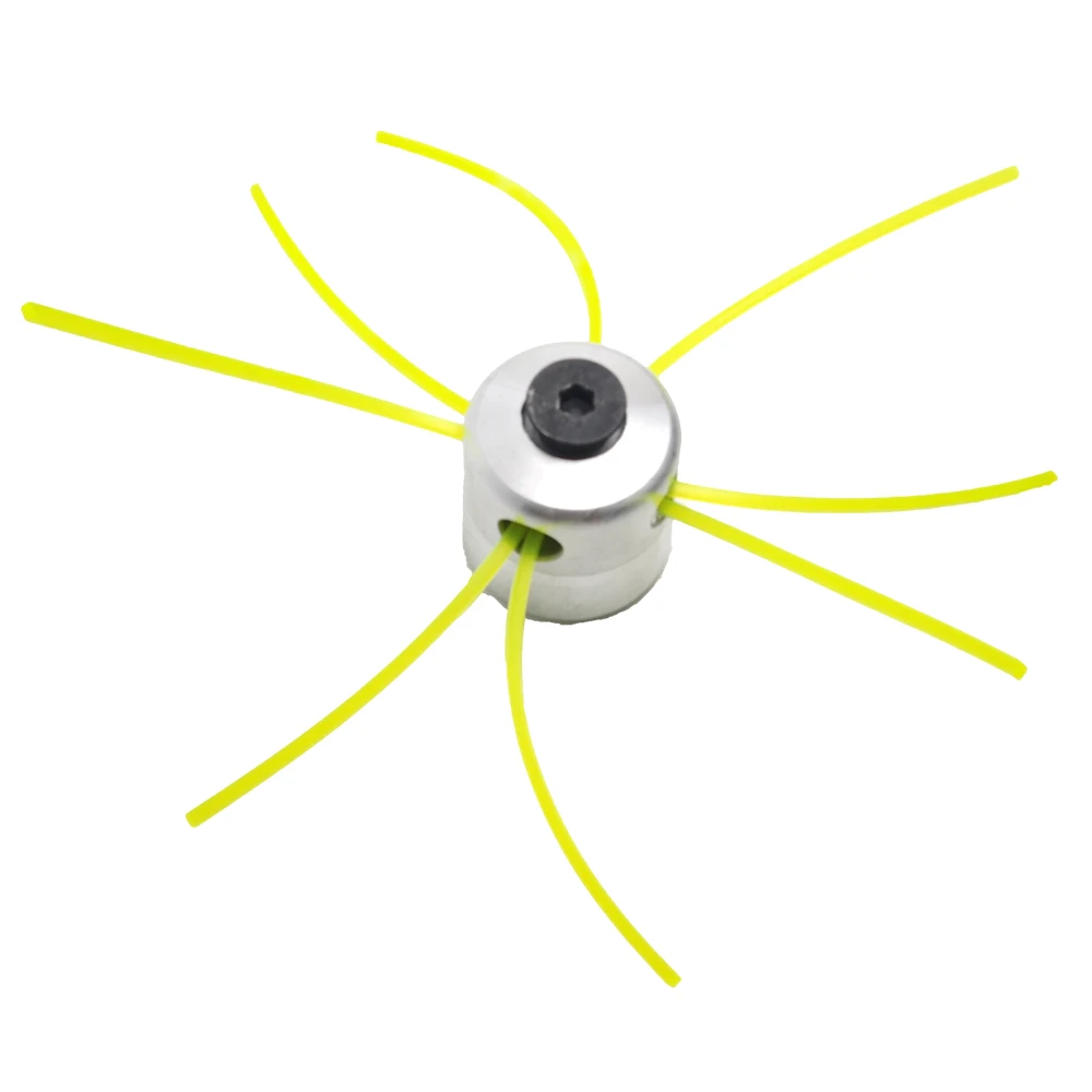 Aluminum Grass Trimmer Head Brush Cutter Pillar 4 Lines Headboard Garden Tools Grass Cutting Mower Strimmer Tool Grass Trimmer Head Aluminum Trimmer Head