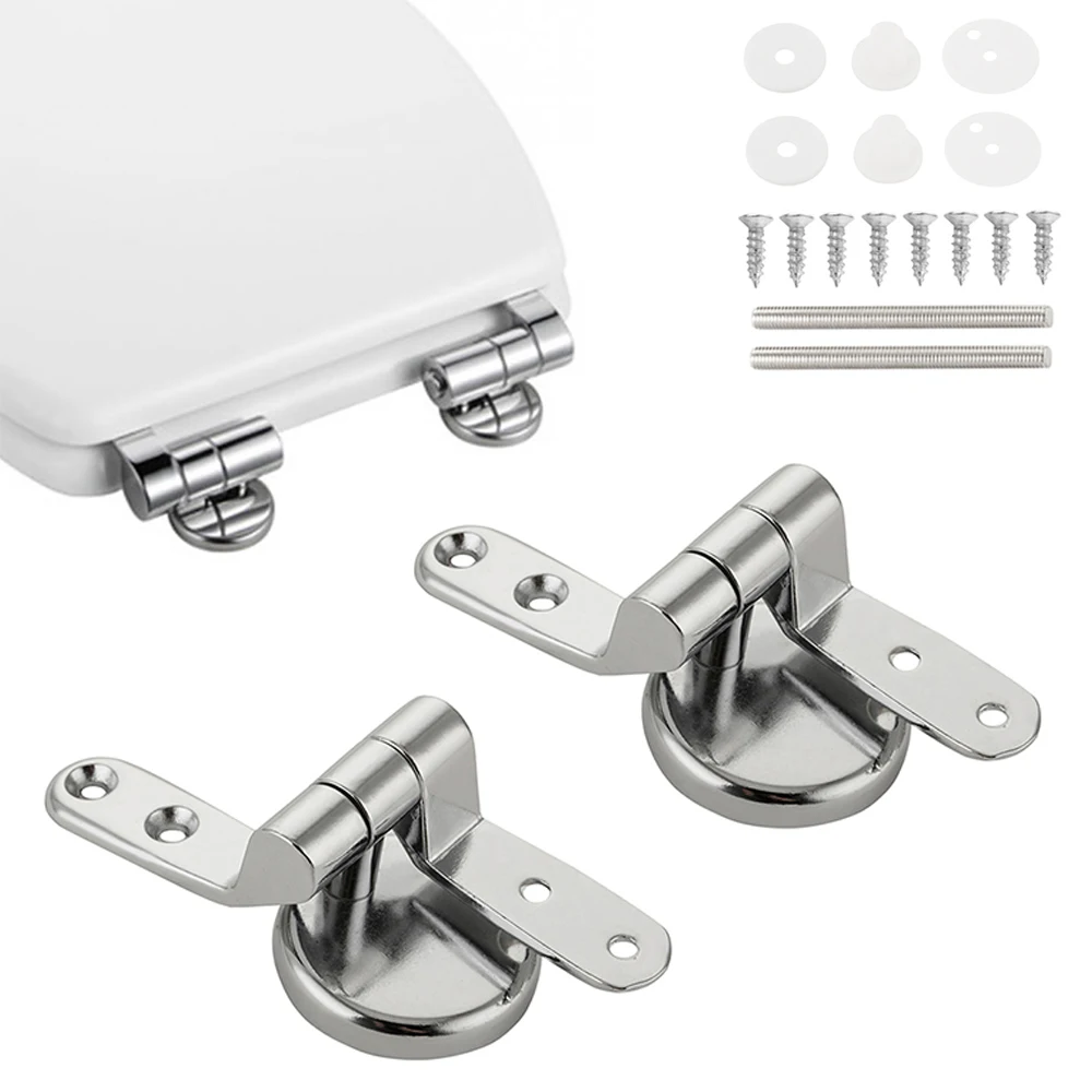 Zinc Alloy Toilet Seat Hinge Universal Toilet Lid Fix