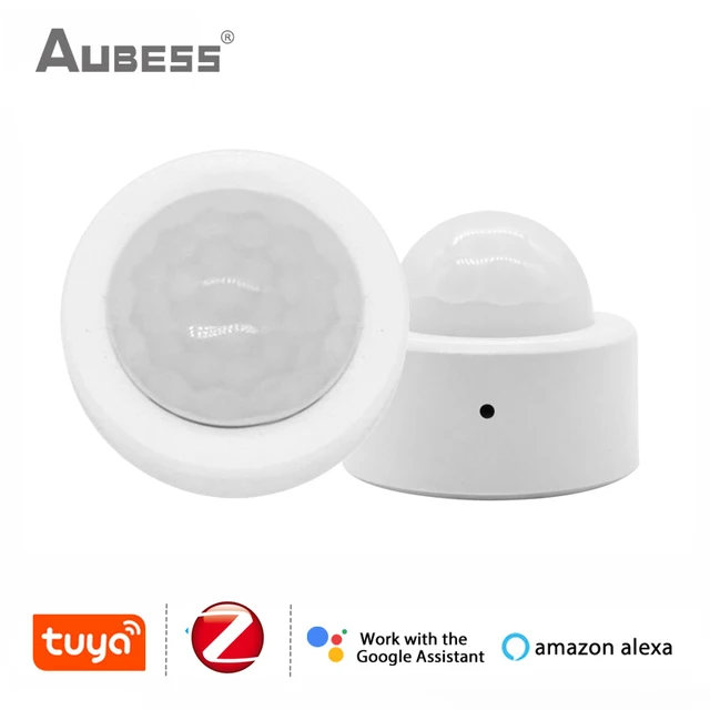 Tuya-Sensor de movimiento Zigbee 3,0, dispositivo de seguridad para el hogar, con Sensor PIR, inalámbrico, Smart Life, para Alexa y Google Home