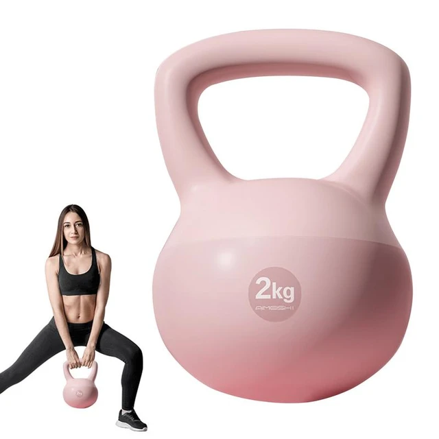 Poids De Musculation 4kg Avec Poignée Rose