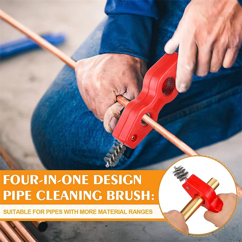 

Copper Pipe Cleaner And Reamer Set Inner-Outer Reamer Pipe And Tube Deburring Reamer Chamfer Tool for PVC PPR Aluminum Pipes