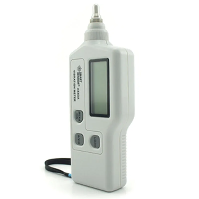 SMART SENSOR AS63A Portable Handheld Vibration Meter Digital LCD Screen Vibration Tester Acceleration