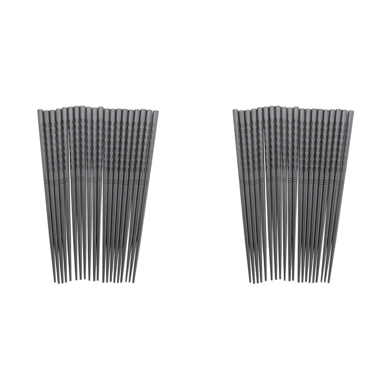 

Набор палочек для еды из стекловолокна, многоразовые палочки для еды в посудомоечной машине для дома, ресторана, новоселье (20 пар)-ABUX