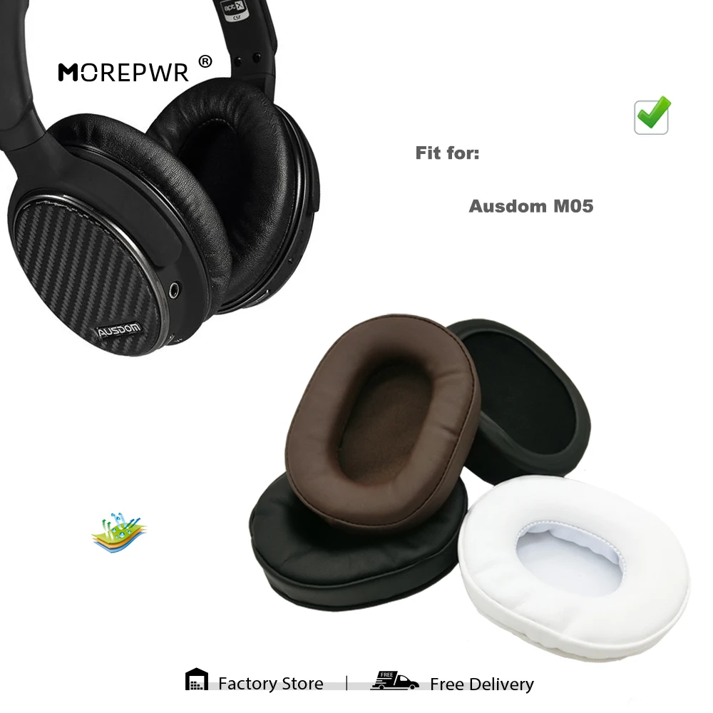

Replacement Ear Pads for Ausdom M05 M 05 M-05 Headset Parts Leather Cushion Velvet Earmuff Earphone Sleeve Cover