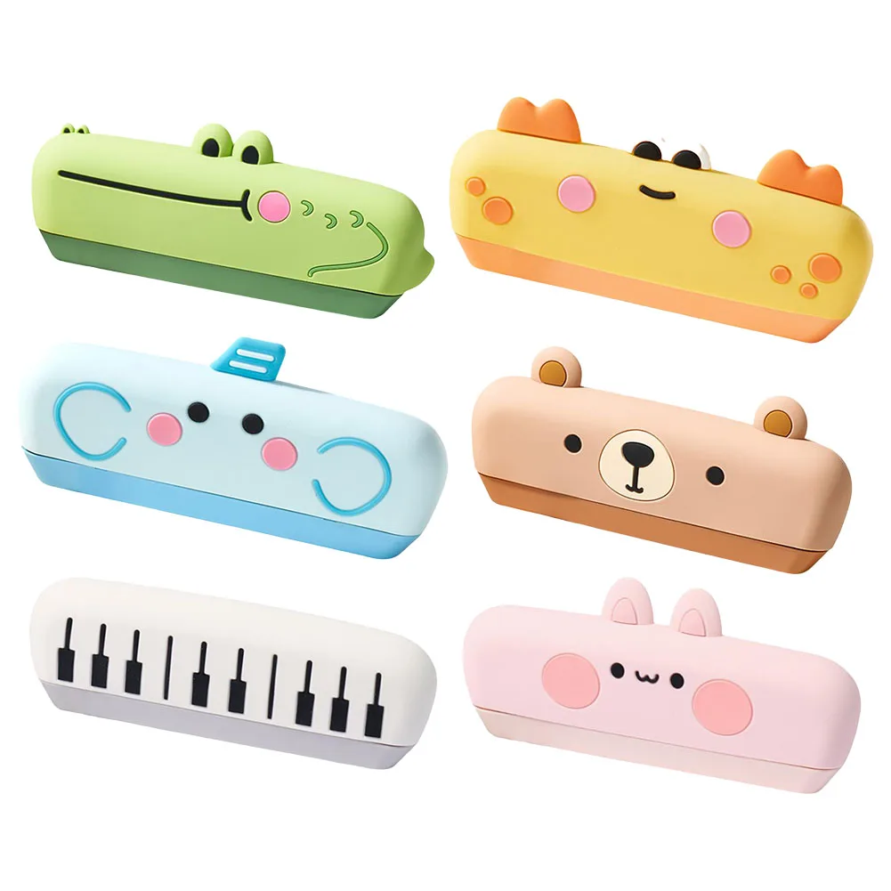 16 Hole Organ Harmonica Children Holes Harmonica Education Toy Silicone Kid Lightweight Equipment 1pc