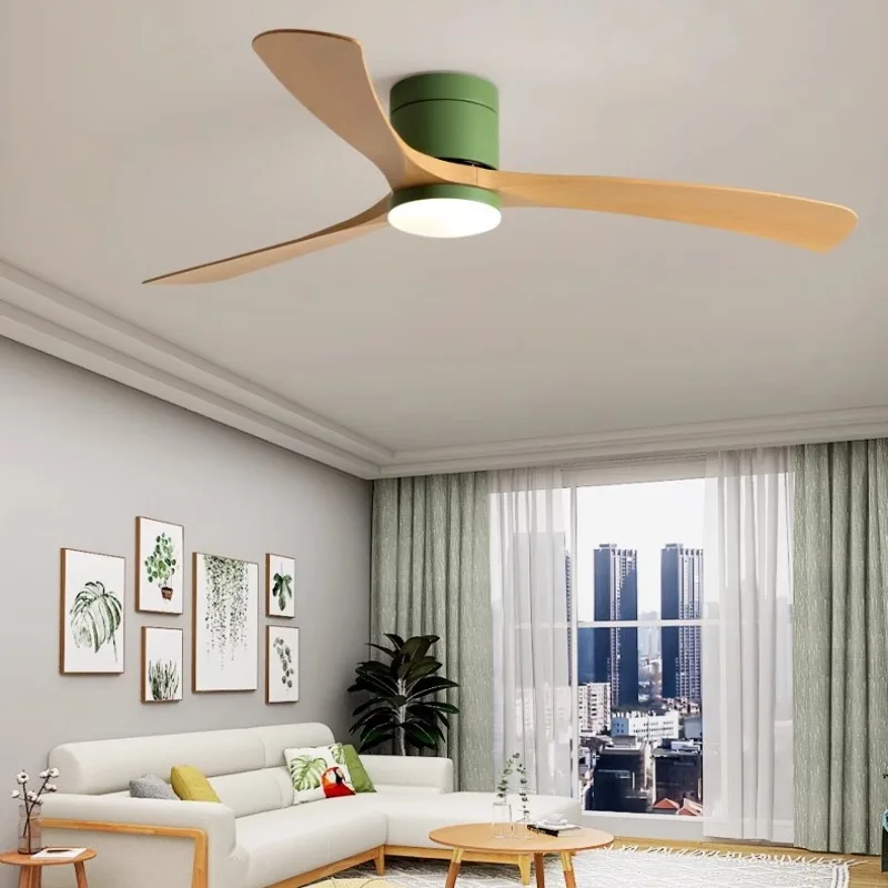 

Low Floor Ceiling Fan Light Modern Black White ABS Blade DC Remote Control Led Fan Lights Restaurant Bedroom 110V 220V Fixtures