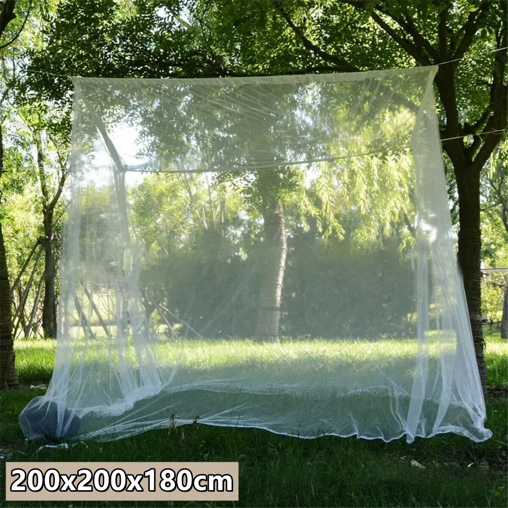 White-Camping-Mosquito-Net-Travel-Repellent-Tent-Indoor-Outdoor-Insect ...