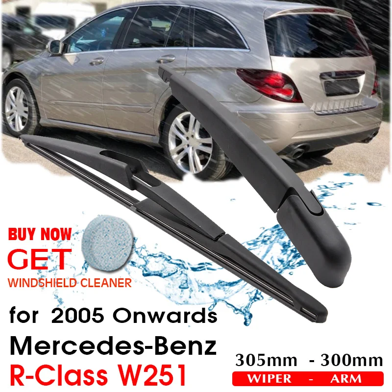 BROSHOO Car Rear Wiper Blades Back Windscreen Wiper Arm For Mercedes-Benz R-Class W251 Hatchback (2005-) 305mm Auto Styling