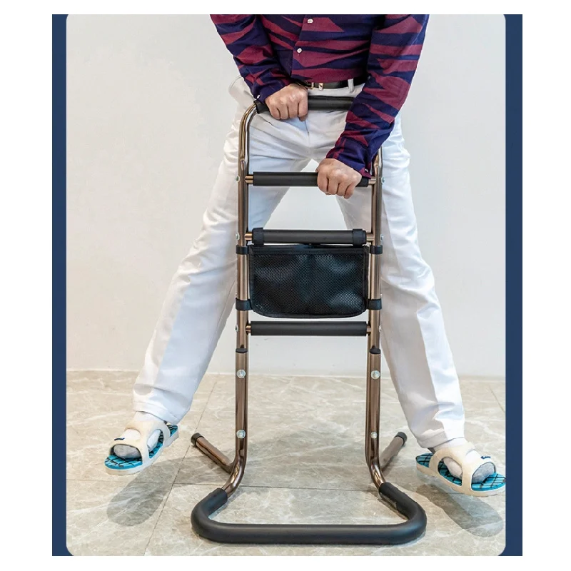Aluminum Alloy Bedside Stand Up Booster, Designed For Stable And High Load-Bearing Elderly Use