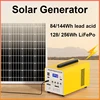 Portable Solar Power Station Outdoor DC USB Mobile Power Supply 84Wh 128Wh 144Wh Solar Generator High Power Energy Storage 3