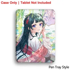 Anime Maomao Girl Soft Tablet Case with Pen Tray - Galaxy Tab S7 Plus (005PBYA6201PBY)